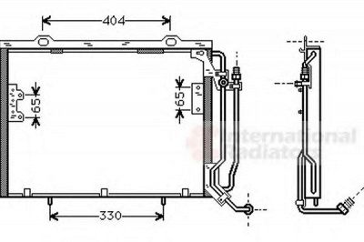 VAN WEZEL 30005279 -  Конденсатор, кондиционер